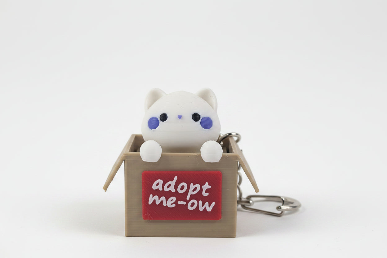 “Adopt Me-ow” Cat Clicker Keychain – Cute, Clicky & Purr-fectly Fun