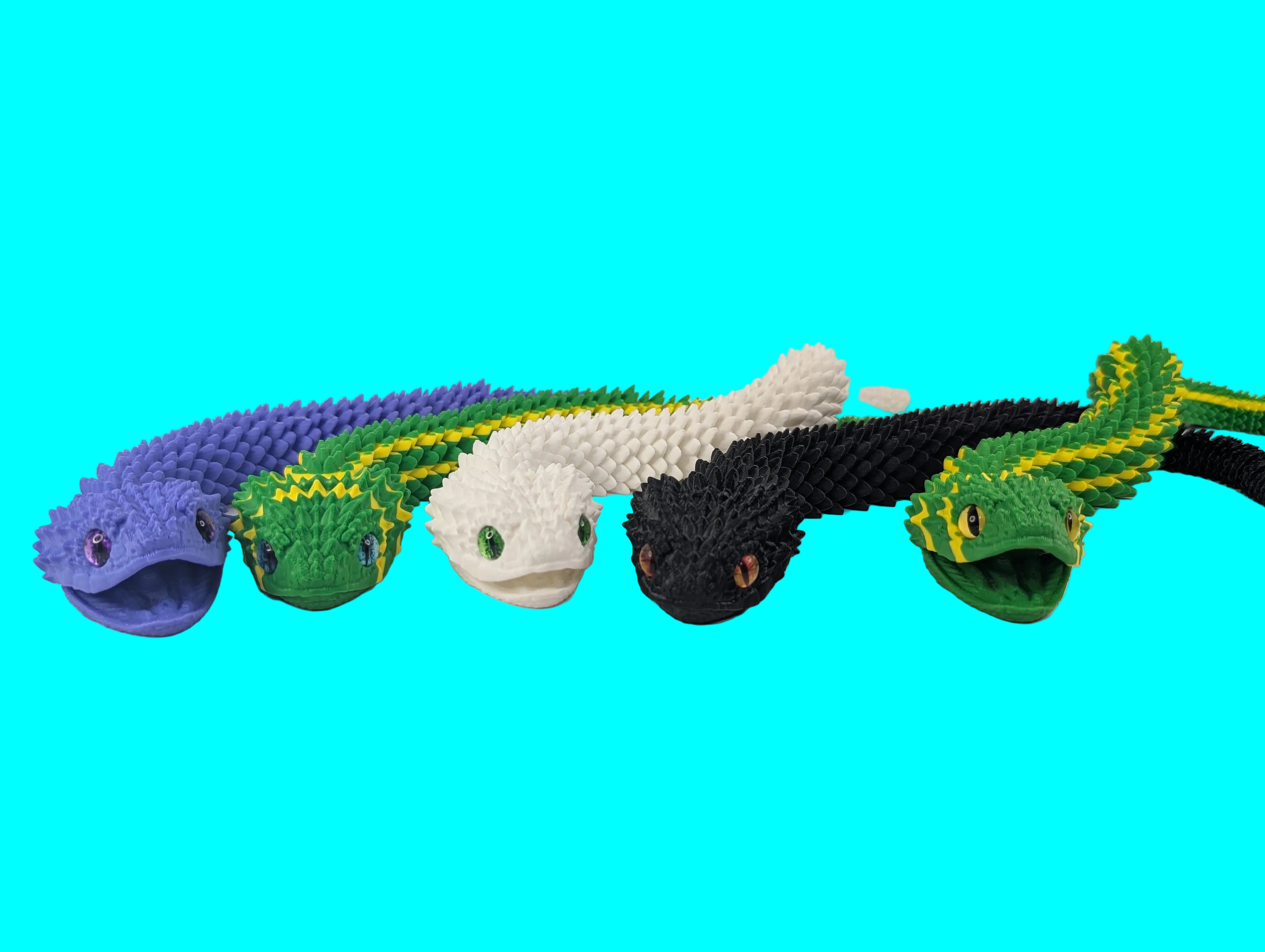 Articulated Flexi Snake – Fully Poseable Fidget Toy