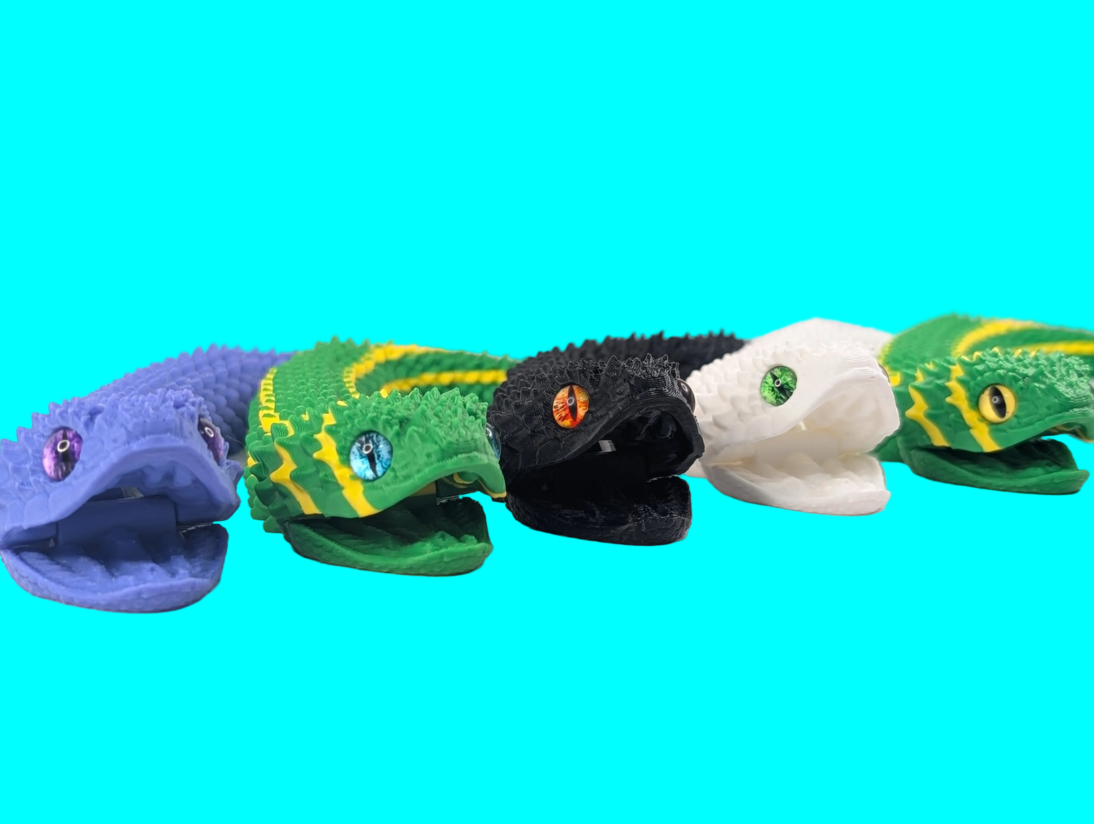 Articulated Flexi Snake – Fully Poseable Fidget Toy