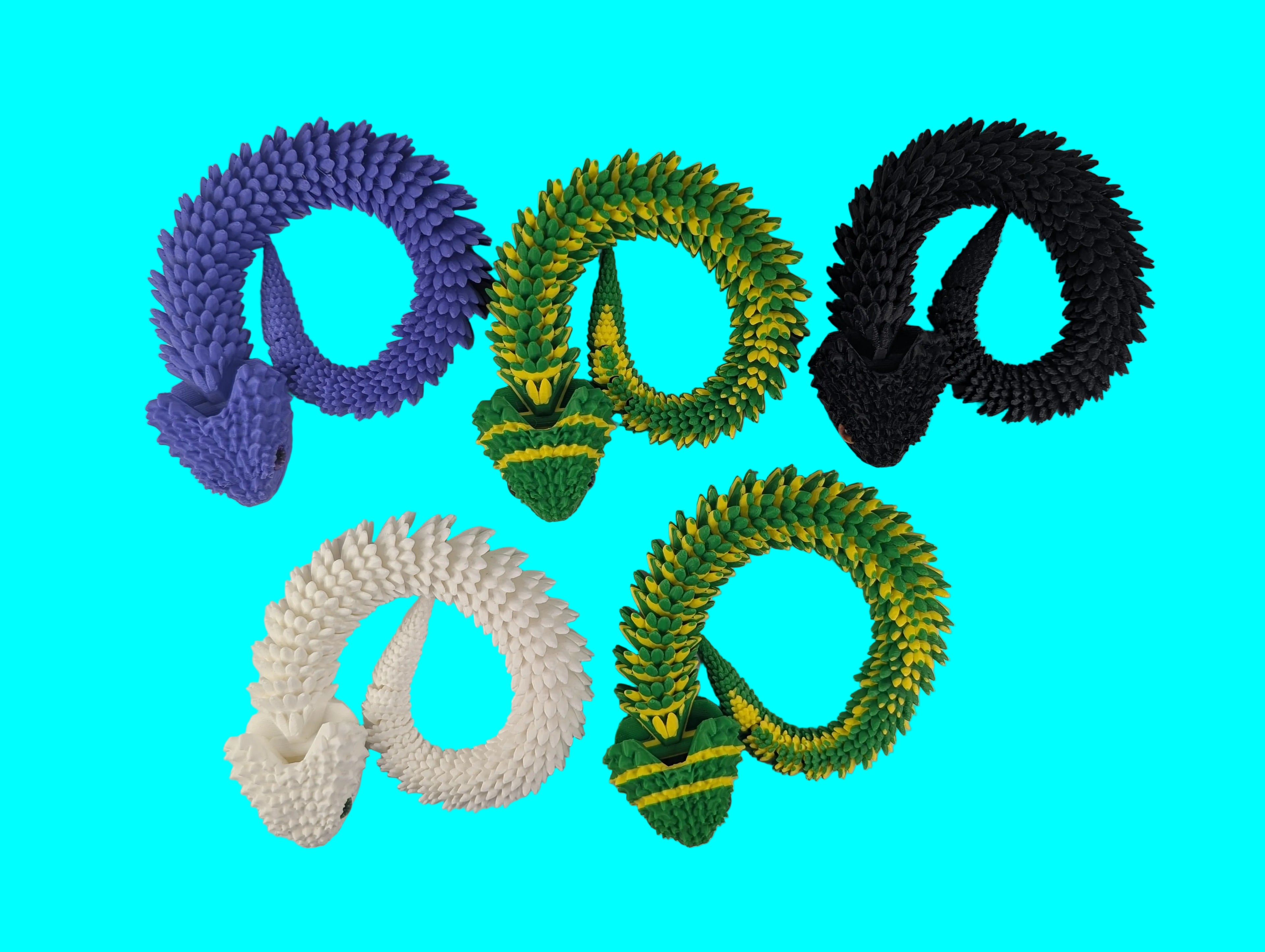 Articulated Flexi Snake – Fully Poseable Fidget Toy
