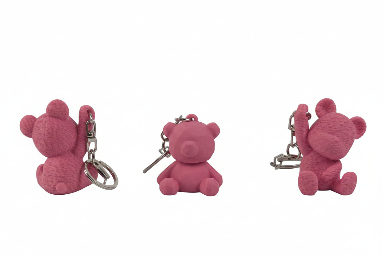 Cute Teddy Bear Keychain – Adorable Pocket Companion