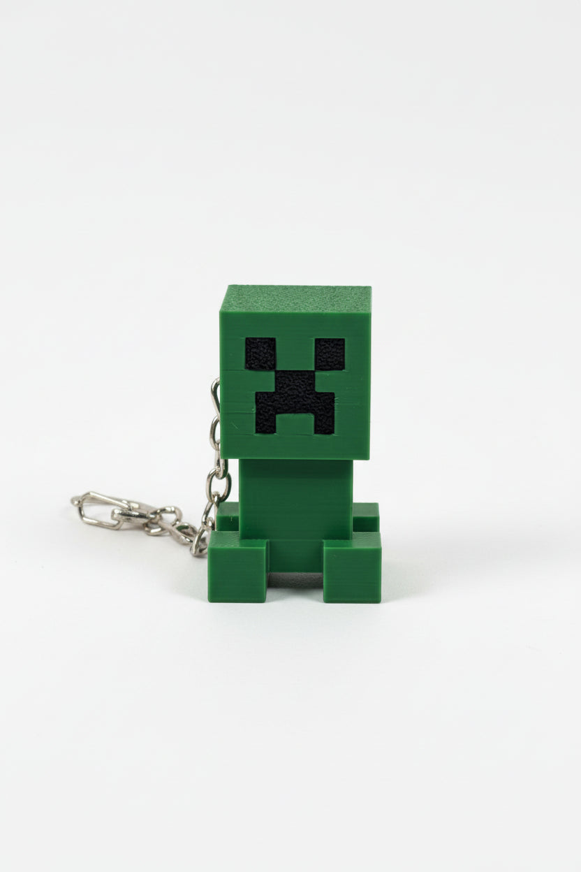 Creeper-Inspired Clicker Keychain – Click Before It Hisses!