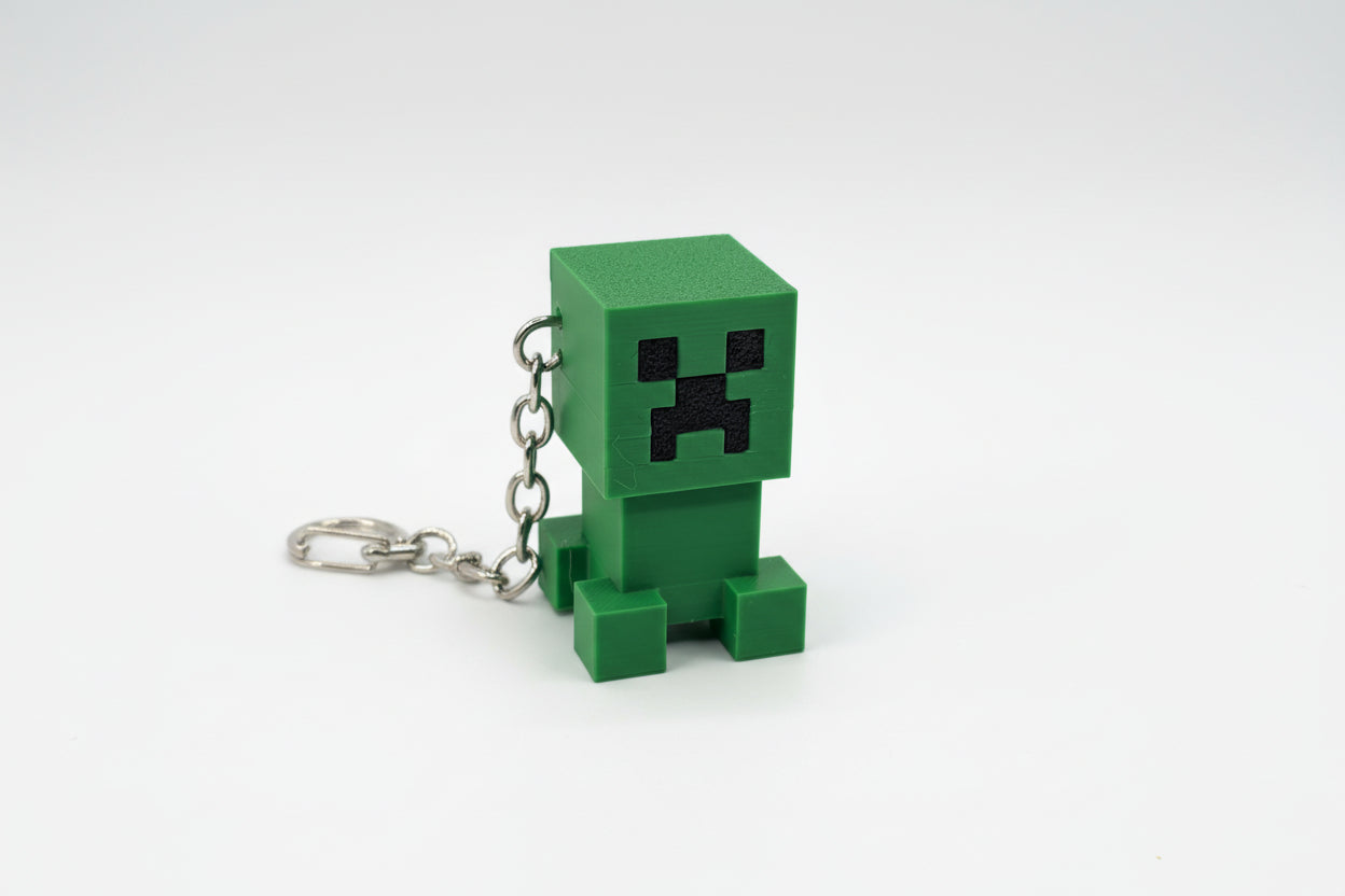 Creeper-Inspired Clicker Keychain – Click Before It Hisses!