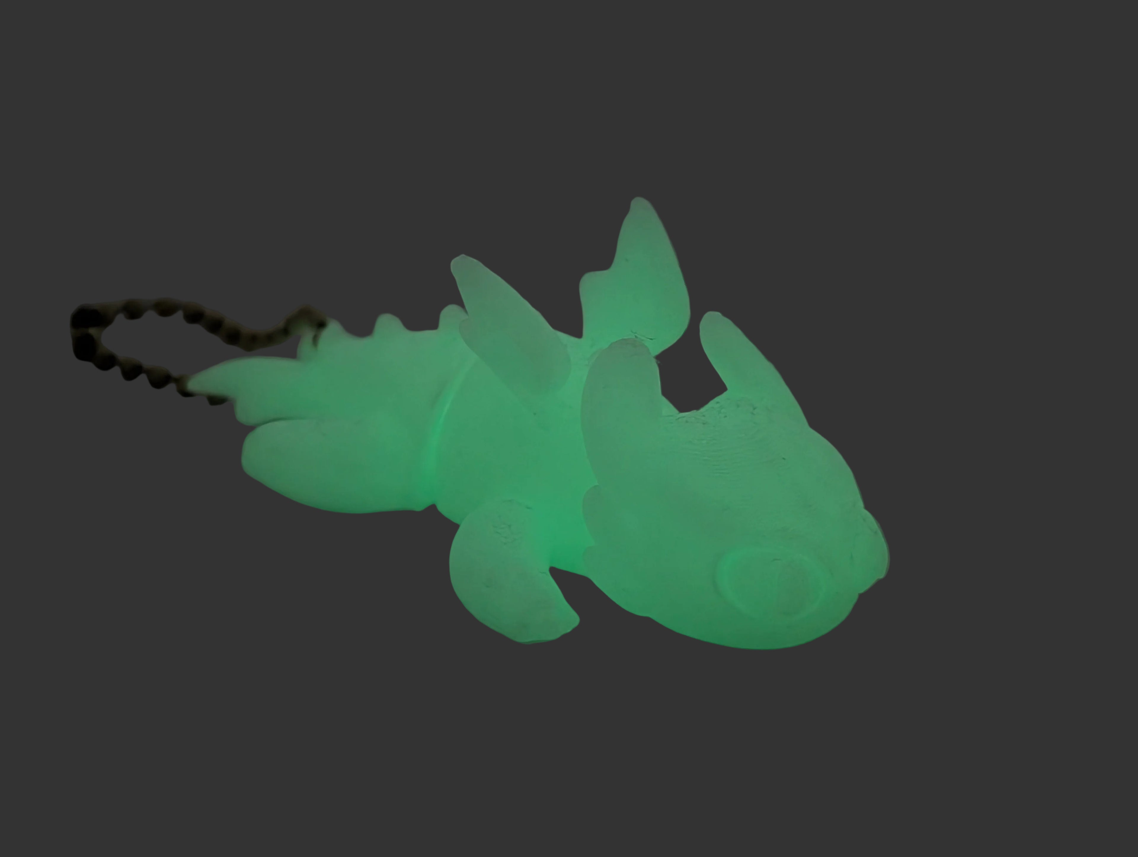 Glow-in-the-Dark Dragon Keychain – Light Up Your Adventure